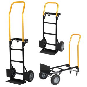 Hand Truck Dual Purpose 2 Wheel Dolly Cart and 4 Wheel Push Cart with Swivel Wheels 330 Lbs Capacity Heavy Duty Platform Cart for Moving/Warehouse/Garden/Grocery Hand Truck Dual Purpose 2 Wheel Dolly Cart and 4 Wheel Push Cart with Swivel Wheels 330 Lbs Capacity Heavy Duty Platform Cart for Moving/Warehouse/Garden/Grocery
