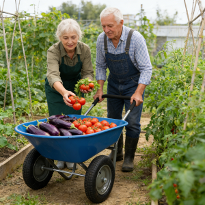wheel barrow Two wheeled trolley for blue garden 15 inch pneumatic wheel WB189BL wheel barrow Two wheeled trolley for blue garden 15 inch pneumatic wheel WB189BL