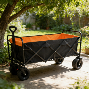 Big large capacity Folding cart Extra Long Extender Wagon Cart Folding Wagon Garden Shopping Beach Cart (black + orange) Big large capacity Folding cart Extra Long Extender Wagon Cart Folding Wagon Garden Shopping Beach Cart (black + orange)