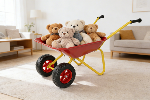Children's metal trolley, Load-bearing capacity: 33LBS,children's heavy vehicle, metal structure two-wheeled trolley, steel pallet, can be used in gardens, loading leaves, soil, sand, etc. (red) Children's metal trolley, Load-bearing capacity: 33LBS,children's heavy vehicle, metal structure two-wheeled trolley, steel pallet, can be used in gardens, loading leaves, soil, sand, etc. (red)