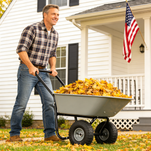 Two-wheeled cart, garden cart, 10-inch pneumatic wheels(gray) Two-wheeled cart, garden cart, 10-inch pneumatic wheels(gray)