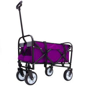 Minimeetall Strap , Collapsible Foldable Wagon Cart with strapping system Beach Wagon , Utility Cart , Utility Wagon Grocery Cart for Camping Shopping Sports Gardeing Fishing Supports 225lbs purple Minimeetall Strap , Collapsible Foldable Wagon Cart with strapping system Beach Wagon , Utility Cart , Utility Wagon Grocery Cart for Camping Shopping Sports Gardeing Fishing Supports 225lbs purple