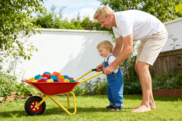 Children's metal wheelbarrow, Maximum load capacity: 33LBS,children's heavy wheelbarrow, metal structure wheelbarrow, steel tray, can be used in gardens, loading leaves, soil, sand, etc. (red) Children's metal wheelbarrow, Maximum load capacity: 33LBS,children's heavy wheelbarrow, metal structure wheelbarrow, steel tray, can be used in gardens, loading leaves, soil, sand, etc. (red)