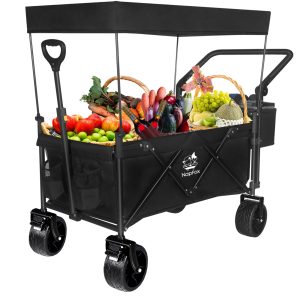 Collapsible Wagon 140L Wagons Carts Foldable with Removable Canopy, Folding Wagon Cart with Wheels for All-Terrain with Brake, Foldable Wagon with Cooler Bag, for Camping Beach Shopping Collapsible Wagon 140L Wagons Carts Foldable with Removable Canopy, Folding Wagon Cart with Wheels for All-Terrain with Brake, Foldable Wagon with Cooler Bag, for Camping Beach Shopping